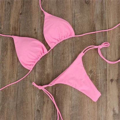 Lace-up Bikini